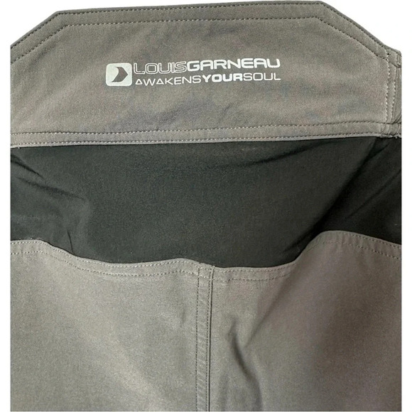 Louis Gatineau Cyclist Shorts Mens Gray Zipper Pocket Belted High Rise Shorts. - Picture 5 of 12